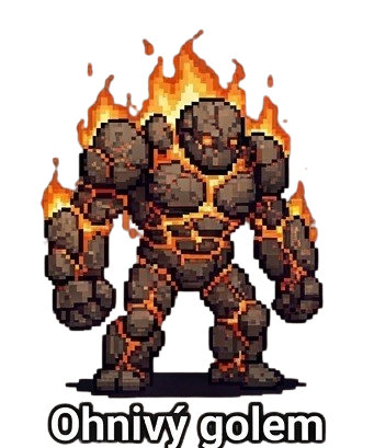 Ohnivý golem